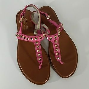 Michael Kors Women's Hot Pink Sandals Size-8 1/2